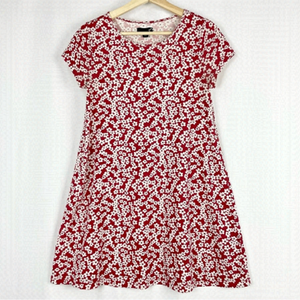 Sears Floral Print T-shirt Shift Dress